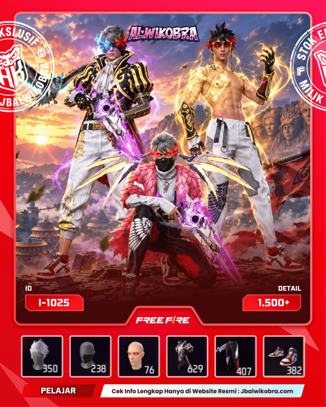 FREE FIRE 1025 I — Free Fire — Pelajar